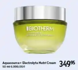 Matas Biotherm aquasource+ electrolyte nutri cream tilbud