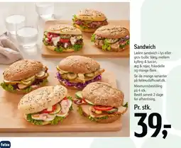 Føtex Sandwich tilbud
