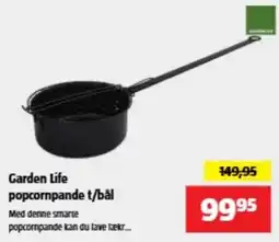 Bauhaus Garden Life popcornpande t/bål tilbud