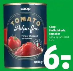 Coop 365 Coop finthakkede tomater tilbud