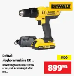 Bauhaus DeWalt slagboremaskine XR 18V tilbud