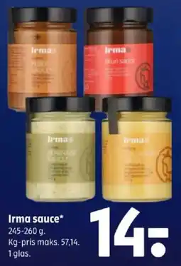 Coop 365 Irma sauce tilbud