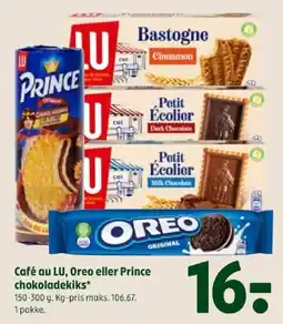 Coop 365 Café au LU, Oreo eller Prince chokoladekiks tilbud
