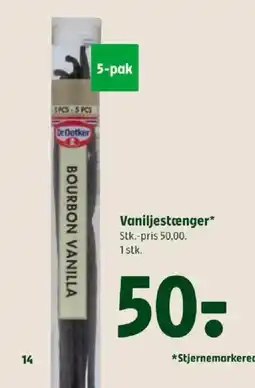 Coop 365 Dr.Oetker vaniljestænger tilbud