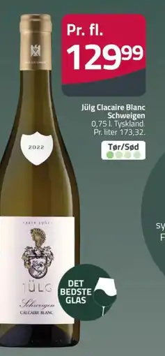 Fleggaard Jülg Clacaire Blanc Schweigen tilbud
