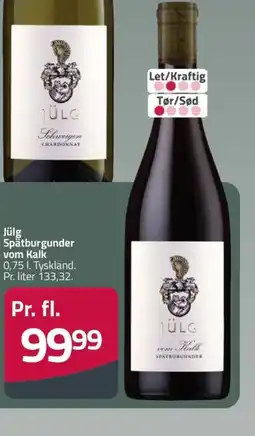 Fleggaard Jülg Spätburgunder vom Kalk tilbud