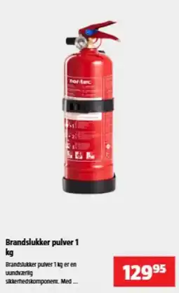 Bauhaus Nor.tec brandslukker pulver tilbud