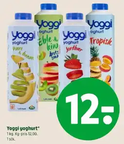 Coop 365 Yoggi yoghurt tilbud