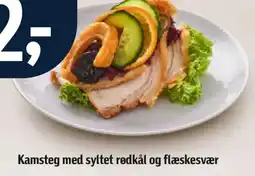 Føtex Kamsteg med syltet rødkål og flæskesvær tilbud