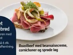 Føtex Roastbeef med bearnaisecreme, cornichoner og sprøde løg tilbud