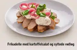Føtex Frikadelle med kartoffelsalat og syltede rødløg tilbud