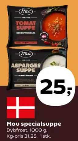 SuperBrugsen Mou specialsuppe tilbud