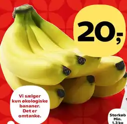 SuperBrugsen Ånglamark økologiske bananer tilbud