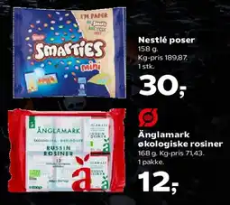 SuperBrugsen Nestlé poser (Smarties mini) tilbud