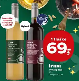 SuperBrugsen Irma gløgg (Hvidvins & Rødvins) tilbud