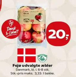 SuperBrugsen Fejø udvalgte æbler tilbud