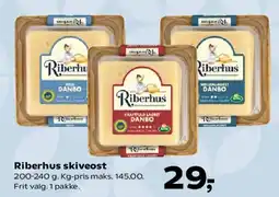 SuperBrugsen Riberhus skiveost tilbud
