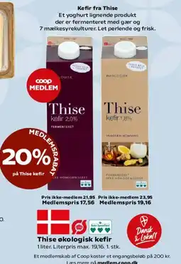 SuperBrugsen Thise økologisk kefir tilbud