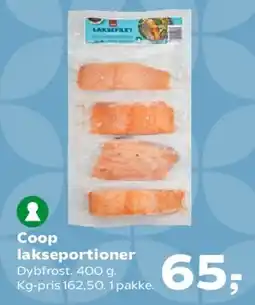 SuperBrugsen Coop lakseportioner tilbud