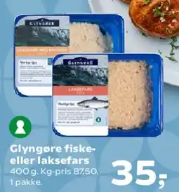 SuperBrugsen Glyngøre fiske- eller laksefars tilbud