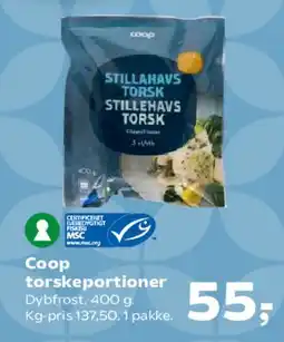SuperBrugsen Coop torskeportioner tilbud
