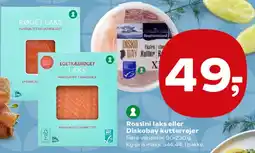 SuperBrugsen Rossini laks eller Diskobay kutterrejer tilbud