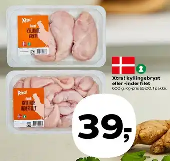 Xtra! kyllingebryst eller -inderfilet