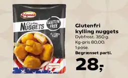 SuperBrugsen Glutenfri kylling nuggets tilbud