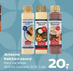 SuperBrugsen Jensens Køkken sauce tilbud