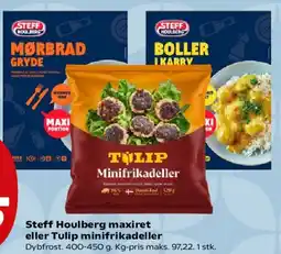 SuperBrugsen Steff Houlberg maxiret eller Tulip minifrikadeller tilbud