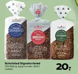 SuperBrugsen Schulstad Signaturbrød tilbud