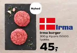 SuperBrugsen Irma burger tilbud