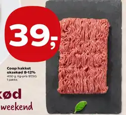 SuperBrugsen Coop hakket oksekød 8-12% tilbud