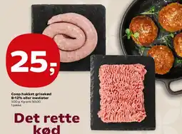 SuperBrugsen Coop hakket grisekød 8-12% / medister tilbud