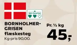 SuperBrugsen Bornholmergrisen - udvalg (skiver, hakket, pølse, frikadeller) tilbud