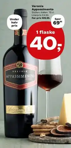 SuperBrugsen Veronia Appassimento tilbud