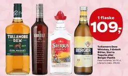 SuperBrugsen Tullamore D.E.W. Whiskey, Enkelt Bitter, Sierra Tequila eller Berger Pastis tilbud