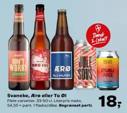 SuperBrugsen Svaneke, Ærø eller To Øl tilbud