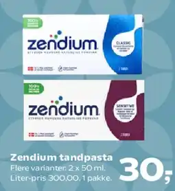 SuperBrugsen Zendium tandpasta tilbud