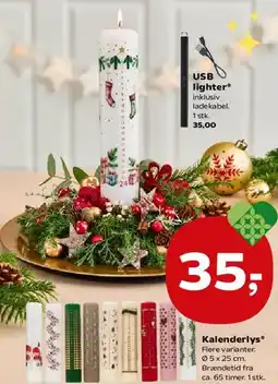 SuperBrugsen Kalenderlys tilbud