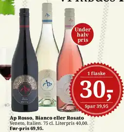Dagli'Brugsen Ap Rosso, Bianco eller Rosato tilbud