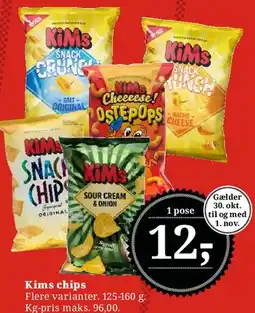 Dagli'Brugsen Kims chips tilbud