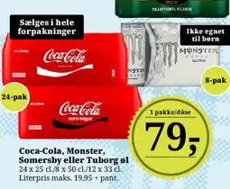 Dagli'Brugsen Coca-Cola, Monster, Somersby eller Tuborg tilbud