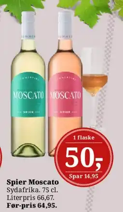 Dagli'Brugsen Spier Moscato tilbud