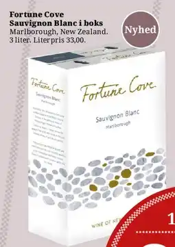 Dagli'Brugsen Fortune Cove Sauvignon Blanc i boks tilbud
