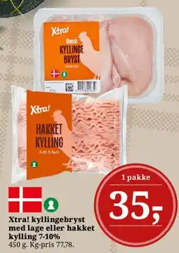 Dagli'Brugsen Xtra! kyllingebryst med lage eller hakket kylling tilbud