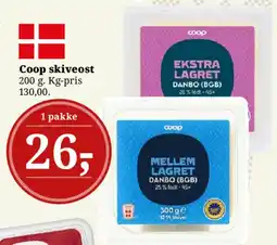Dagli'Brugsen Coop skiveost tilbud