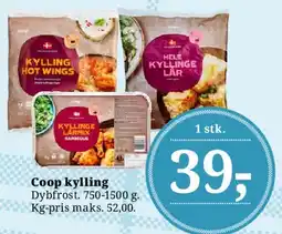 Dagli'Brugsen Coop kylling tilbud