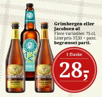 Grimbergen eller Jacobsen øl