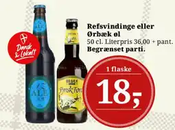 Dagli'Brugsen Refsvindinge eller Ørbæk øl tilbud